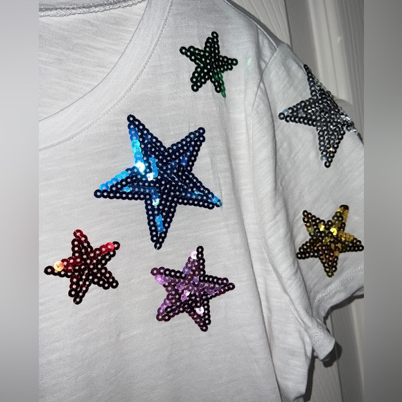 ⭐️ INC Sequin Stars Tee - Picture 3 of 8
